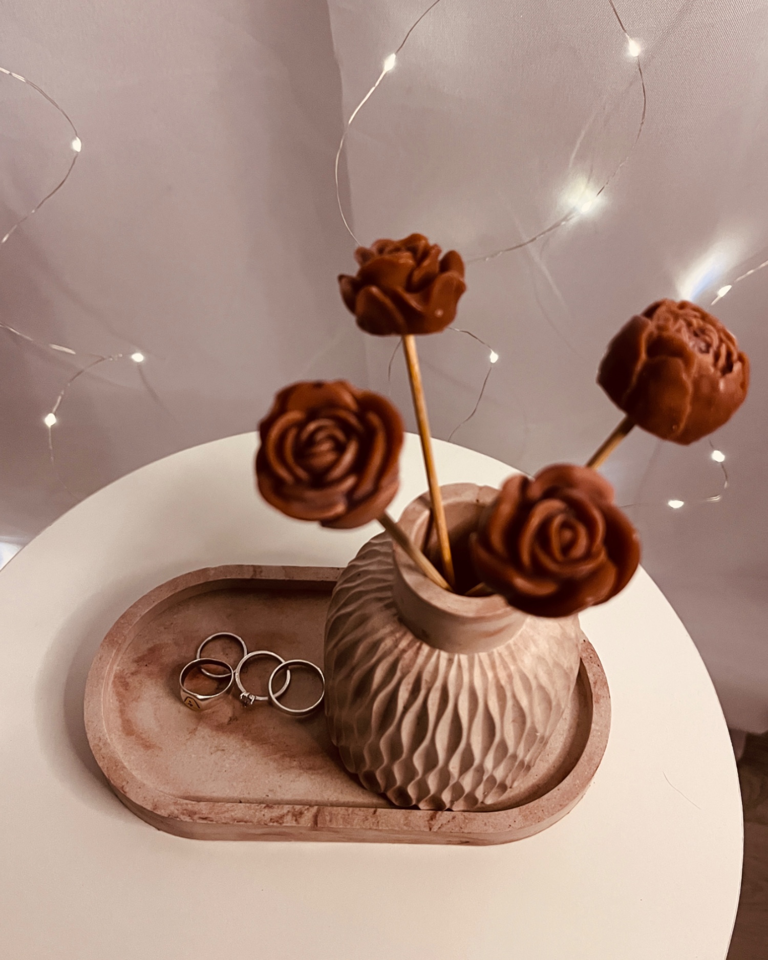 Florero con flores